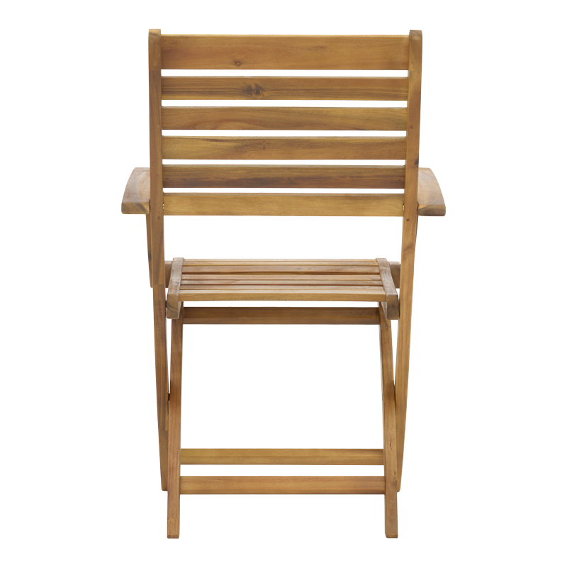 Πολυθρόνα Art Maison Caliban πτυσσόμενη ξύλο ακακίας φυσικό 57x59x93εκ