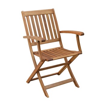 Πολυθρόνα Art Maison Callisto πτυσσόμενη ξύλο ακακίας φυσικό 53x60x90εκ