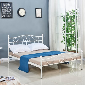 Κρεβάτι Art Maison Greeley - White (Για στρώμα 150x200εκ.)