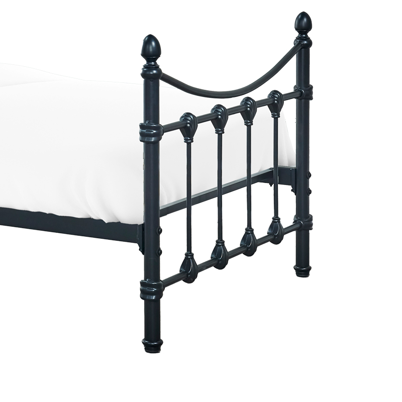 Κρεβάτι Art Maison Collins - Black (Για στρώμα 90x190εκ.)