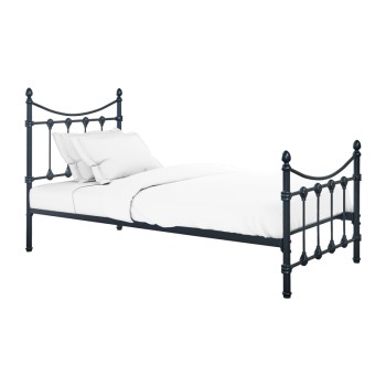 Κρεβάτι Art Maison Collins - Black (Για στρώμα 90x190εκ.)