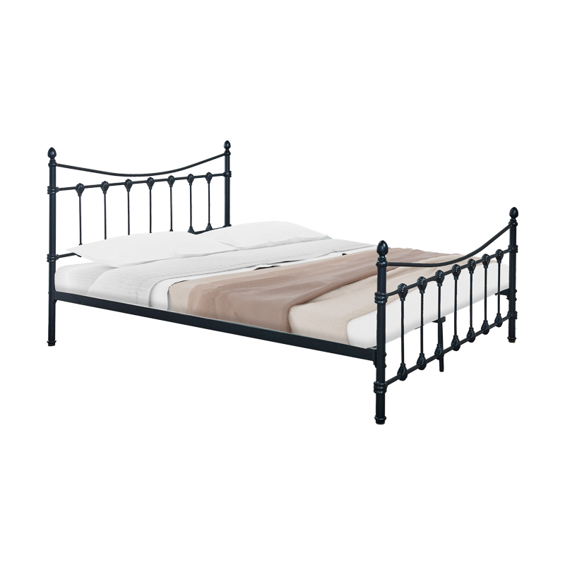 Κρεβάτι Art Maison Collins - Black (Για στρώμα 150x200εκ.)