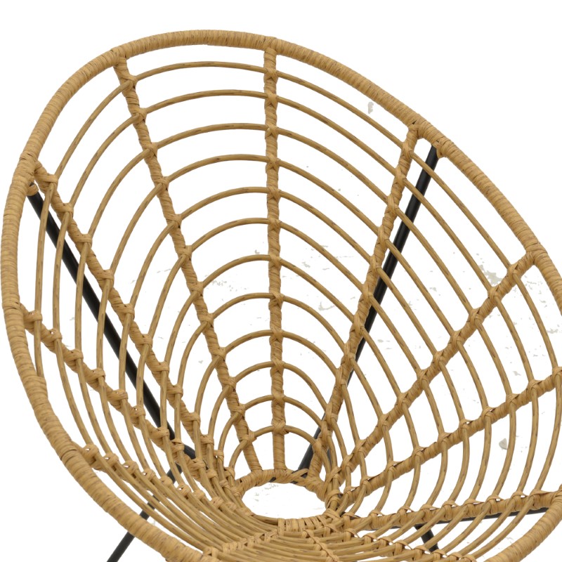 Πολυθρόνα Art Maison Πολυθρόνα Art Maison Cerise pe φυσικό-μέταλλο μαύρο πόδι 78x74x84εκpe φυσικό-μέταλλο μαύρο πόδι 78x74x84εκ