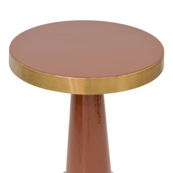 Βοηθητικό τραπέζι Art Maison Montague - Rotten Apple Gold (Φ40x65εκ.)