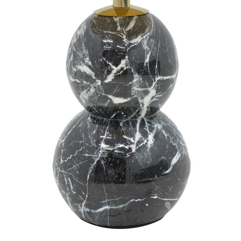 Βοηθητικό τραπέζι Art Maison Monrovia - Blue Marble Gold (Φ41x57εκ.)