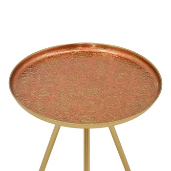 Βοηθητικό τραπέζι Art Maison Monterey - Bronze Gold (Φ46x48εκ.)