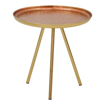 Βοηθητικό τραπέζι Art Maison Monterey - Bronze Gold (Φ46x48εκ.)