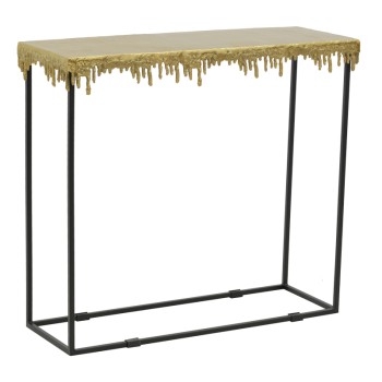 Κονσόλα Art Maison Walpi - Gold Black (80.5x28x72εκ.)