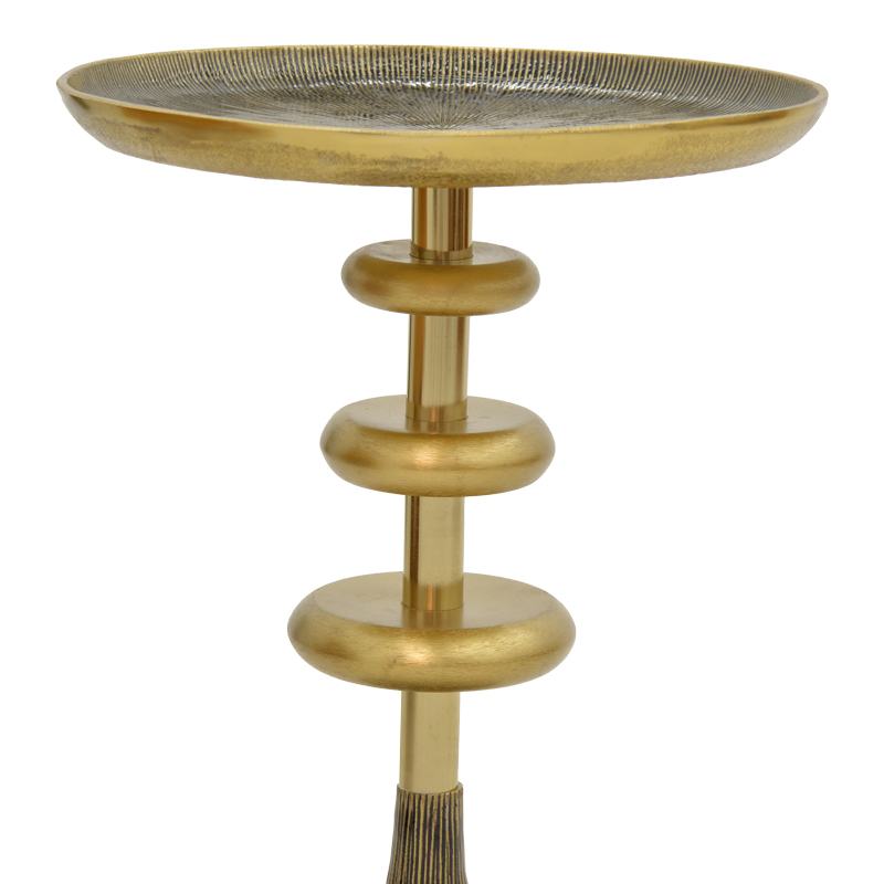 Βοηθητικό τραπέζι Art Maison Murieta - Gold Black (Φ39x55εκ.) Βοηθητικό τραπέζι Art Maison Murieta - Gold Black (Φ39x55εκ.)
