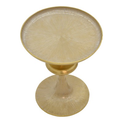 Βοηθητικό τραπέζι Art Maison Murieta - Gold White (Φ33x42εκ.) Βοηθητικό τραπέζι Art Maison Murieta - Gold White (Φ33x42εκ.)