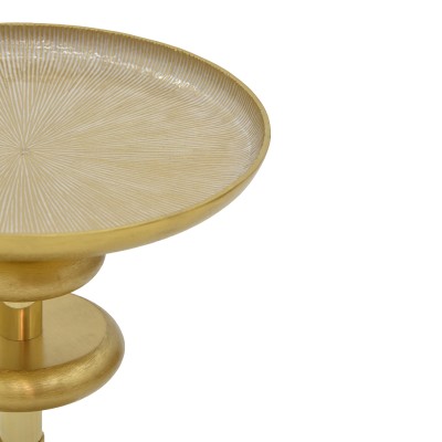 Βοηθητικό τραπέζι Art Maison Murieta - Gold White (Φ33x42εκ.) Βοηθητικό τραπέζι Art Maison Murieta - Gold White (Φ33x42εκ.)