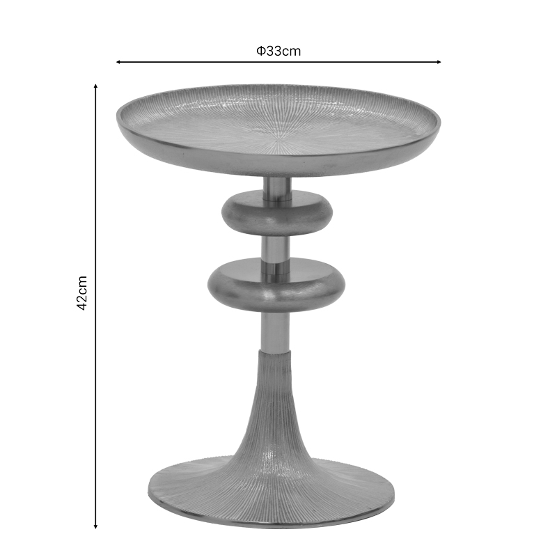 Βοηθητικό τραπέζι Art Maison Murieta - Gold White (Φ33x42εκ.) Βοηθητικό τραπέζι Art Maison Murieta - Gold White (Φ33x42εκ.)