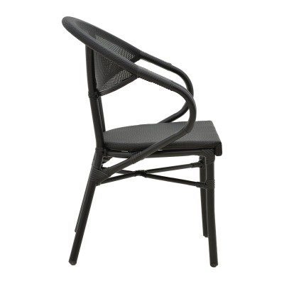 Καρέκλα κήπου Art Maison Rho - Black (57x57x83εκ.) Καρέκλα κήπου Art Maison Rho - Black (57x57x83εκ.)