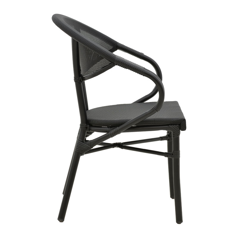 Καρέκλα κήπου Art Maison Rho - Black (57x57x83εκ.) Καρέκλα κήπου Art Maison Rho - Black (57x57x83εκ.)
