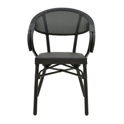 Καρέκλα κήπου Art Maison Rho - Black (57x57x83εκ.) Καρέκλα κήπου Art Maison Rho - Black (57x57x83εκ.)