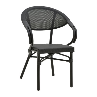 Καρέκλα κήπου Art Maison Rho - Black (57x57x83εκ.) Καρέκλα κήπου Art Maison Rho - Black (57x57x83εκ.)