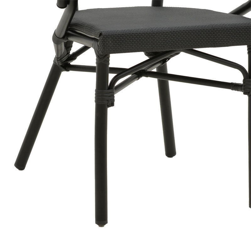 Καρέκλα κήπου Art Maison Rho - Black (57x57x83εκ.) Καρέκλα κήπου Art Maison Rho - Black (57x57x83εκ.)