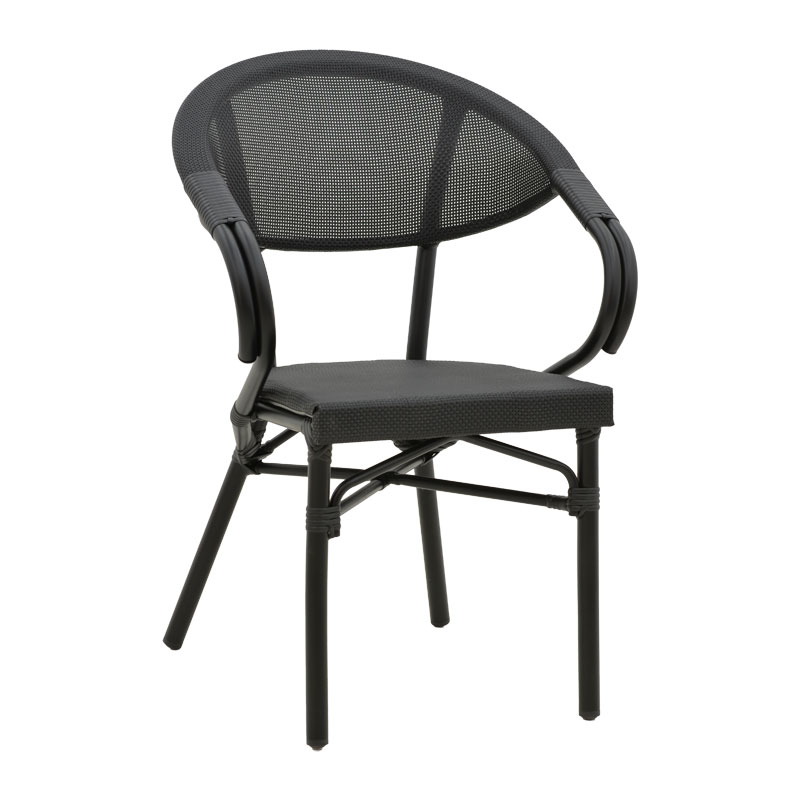 Καρέκλα κήπου Art Maison Rho - Black (57x57x83εκ.) Καρέκλα κήπου Art Maison Rho - Black (57x57x83εκ.)