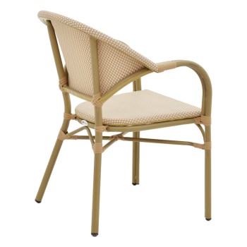 Καρέκλα κήπου Art Maison Rho - Beige (57x62x84εκ.)