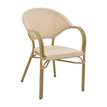 Καρέκλα κήπου Art Maison Rho - Beige (57x62x84εκ.)
