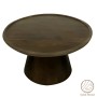 Tραπέζι σαλονιού Art Maison Opelika - Walnut (Φ90x40εκ.)