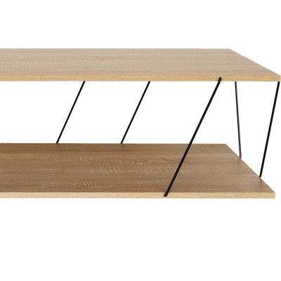 Tραπέζι σαλονιού Art Maison Φιουμιτσίνο - Oak Black (120x48x30εκ.) Tραπέζι σαλονιού Art Maison Φιουμιτσίνο - Oak Black (120x48x30εκ.)