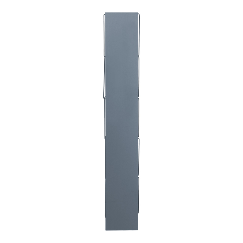 Βιβλιοθήκη Art Maison Φιουμιτσίνο - Gray Black (60x24x146,5εκ.)