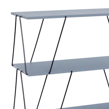 Ραφιέρα Art Maison Φιουμιτσίνο - Gray Black (120x30x90εκ.)