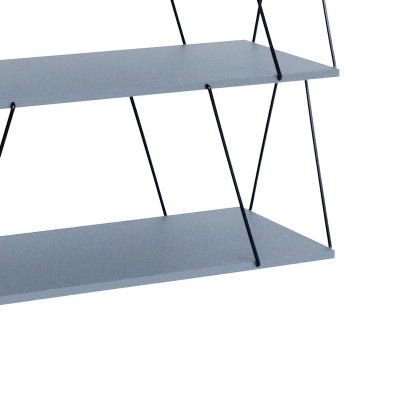 Ραφιέρα Art Maison Φιουμιτσίνο - Gray Black (120x30x90εκ.) Ραφιέρα Art Maison Φιουμιτσίνο - Gray Black (120x30x90εκ.)