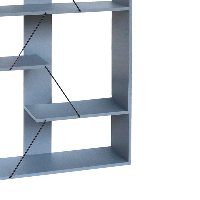 Βιβλιοθήκη Art Maison Φιουμιτσίνο - Gray Black (84x25,5x154,5εκ.) Βιβλιοθήκη Art Maison Φιουμιτσίνο - Gray Black (84x25,5x154,5εκ.)
