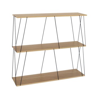 Ραφιέρα Art Maison Φιουμιτσίνο - Oak Black (80x30x69,2εκ.)