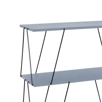 Ραφιέρα Art Maison Φιουμιτσίνο - Gray Black (80x30x69,2εκ.)