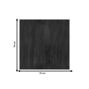 Επιφάνεια τραπεζιού Art Maison Siena - Walnut (70x70εκ.)