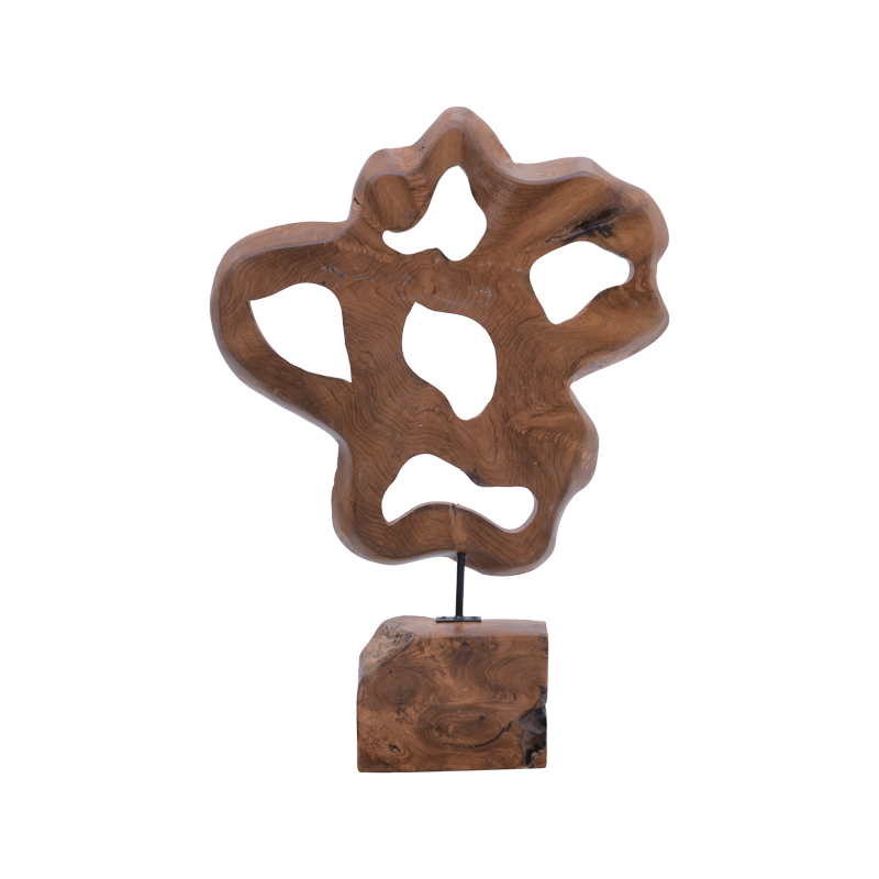 Επιτραπέζιο διακοσμητικό Art Maison Camellia φυσικό ξύλο teak-μέταλλο 49x15x70εκ Επιτραπέζιο διακοσμητικό Art Maison Camellia φυσικό ξύλο teak-μέταλλο 49x15x70εκ