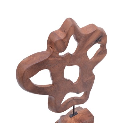 Επιτραπέζιο διακοσμητικό Art Maison Camellia φυσικό ξύλο teak-μέταλλο 49x15x70εκ Επιτραπέζιο διακοσμητικό Art Maison Camellia φυσικό ξύλο teak-μέταλλο 49x15x70εκ