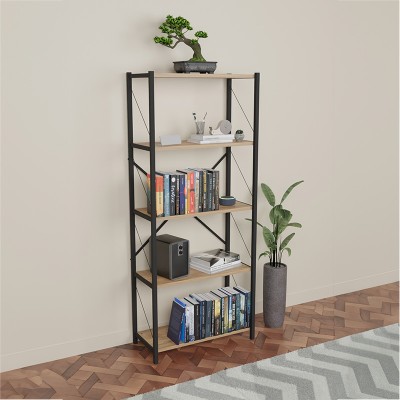 Βιβλιοθήκη Art Maison Alessandria - Oak Black (60x30x150εκ) Βιβλιοθήκη Art Maison Alessandria - Oak Black (60x30x150εκ)