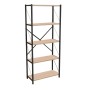 Βιβλιοθήκη Art Maison Alessandria - Oak Black (60x30x150εκ)