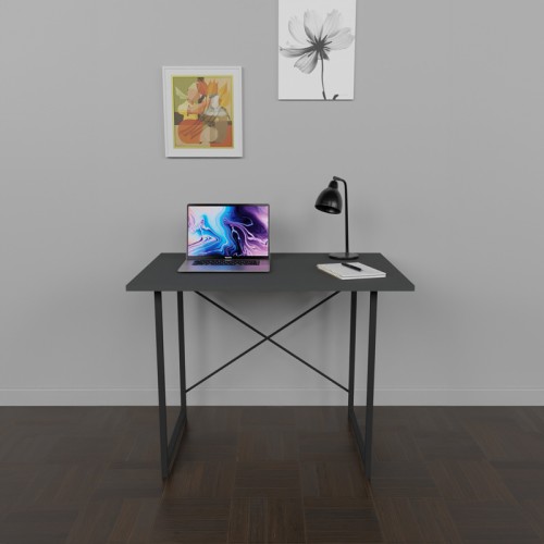 Γραφείο Art Maison Altamura - Charcoal Black (90x60x72εκ)