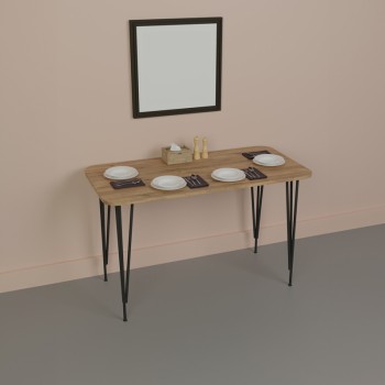 Τραπέζι Art Maison Catanzaro - Natural Black (120x60x73εκ)