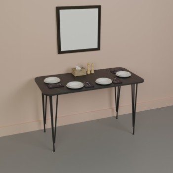 Τραπέζι Art Maison Catanzaro - Black (120x60x73εκ)