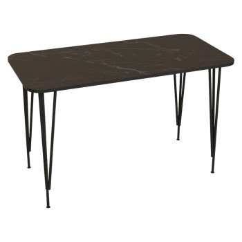 Τραπέζι Art Maison Catanzaro - Black (120x60x73εκ)