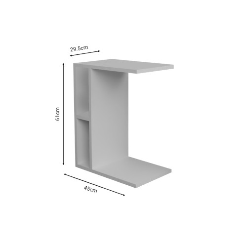 Βοηθητικό τραπέζι Art Maison Afragola - White ﻿(45x29,5x61εκ.)