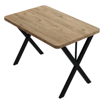 Τραπέζι Κουζίνας Art Maison Messina - Oak Black (70x110x75εκ.)