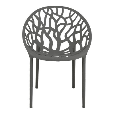 Πολυθρόνα Art Maison Anthem pp σε ανθρακί απόχρωση 59x60x79,5εκ