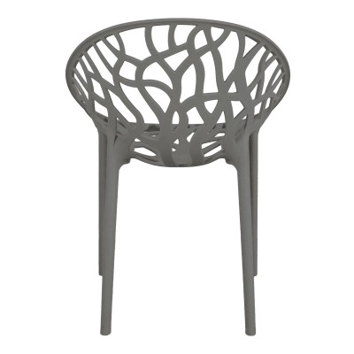 Πολυθρόνα Art Maison Anthem pp σε ανθρακί απόχρωση 59x60x79,5εκ