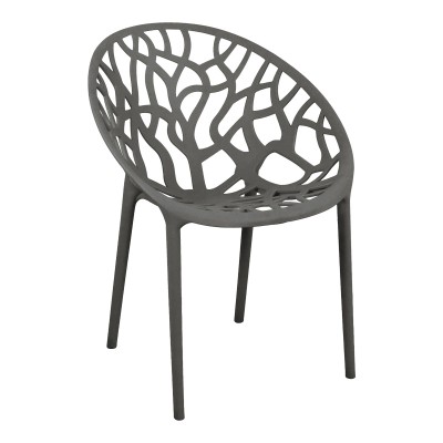 Πολυθρόνα Art Maison Anthem pp σε ανθρακί απόχρωση 59x60x79,5εκ