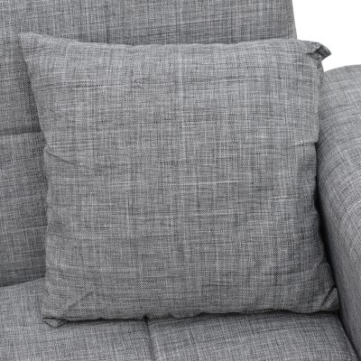 Καναπές-κρεβάτι τριθέσιος με αποθηκευτικό χώρο Art Maison Oraibi - Grey (215x85x80εκ.)