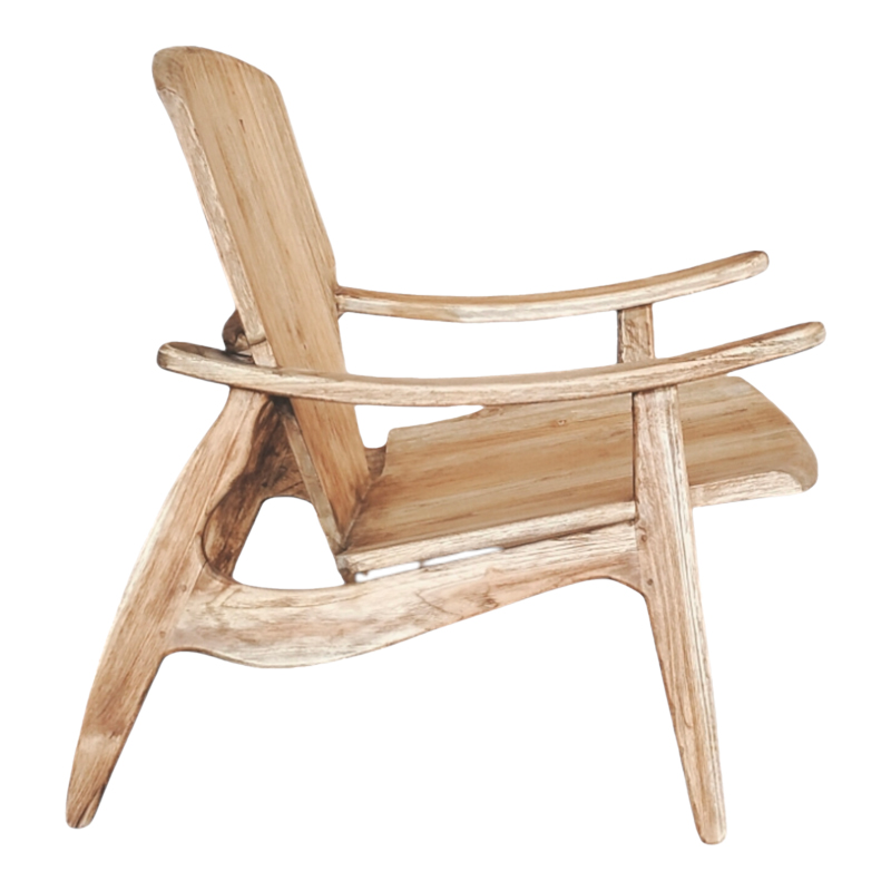 Πολυθρόνα Art Maison Beyonder φυσικό teak ξύλο 72x71x77εκ