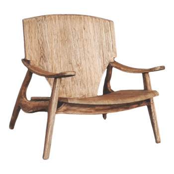 Πολυθρόνα Art Maison Beyonder φυσικό teak ξύλο 72x71x77εκ