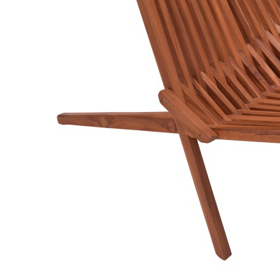 Πολυθρόνα Art Maison Battering πτυσσόμενη φυσικό teak ξύλο 101x63x80εκ Πολυθρόνα Art Maison Battering πτυσσόμενη φυσικό teak ξύλο 101x63x80εκ